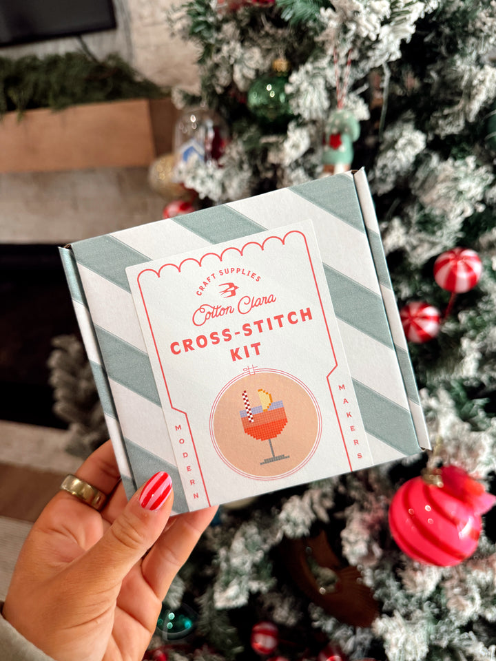 Cocktail Cross Stitch Kit