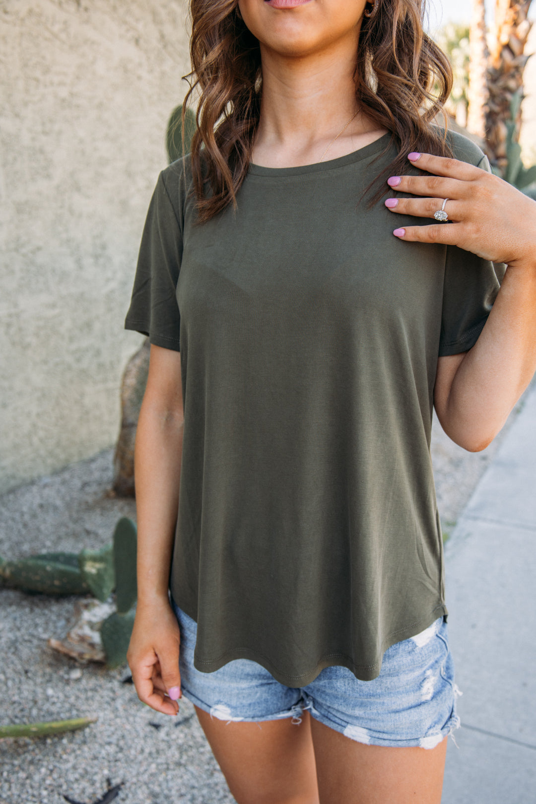 Cool With Me Top - Olive