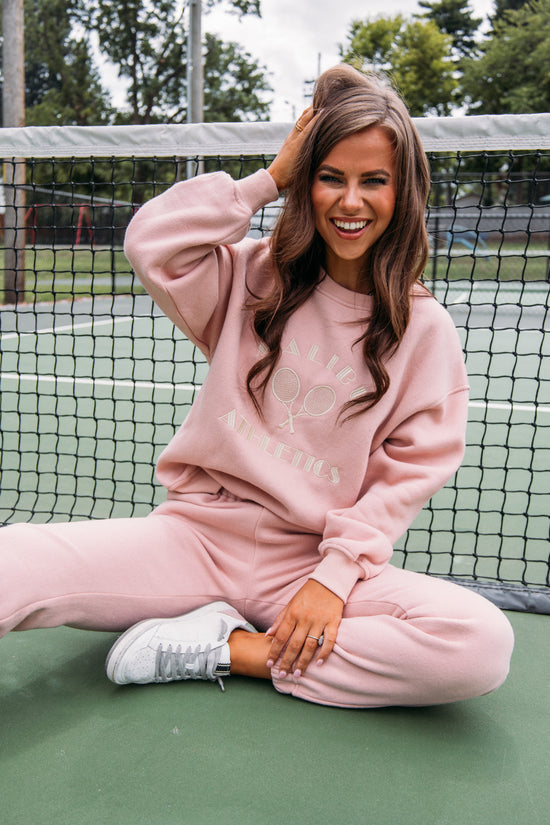 Malibu Athletics Crewneck - Blush