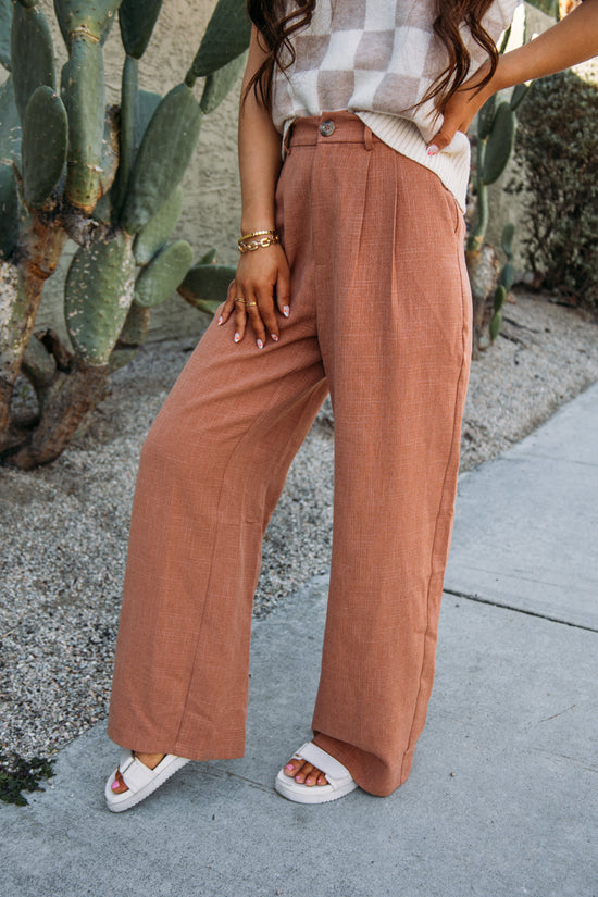 Faraway Pants - Terracotta