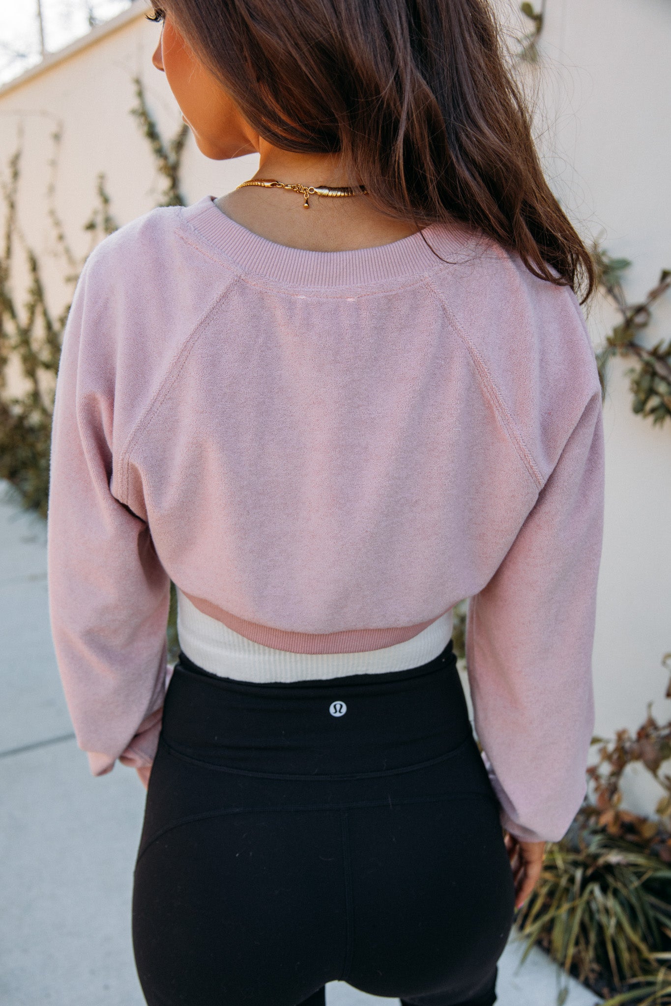 Load image into Gallery viewer, Back on Top Cropped Sweater - Blush
