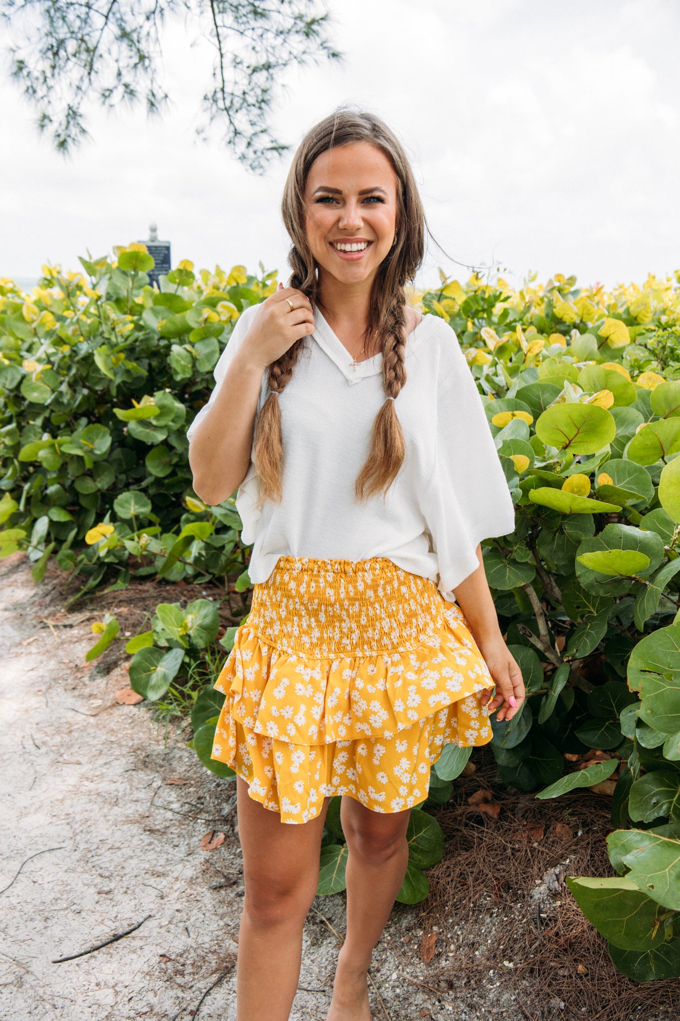 Sunday Funday Skort- Yellow