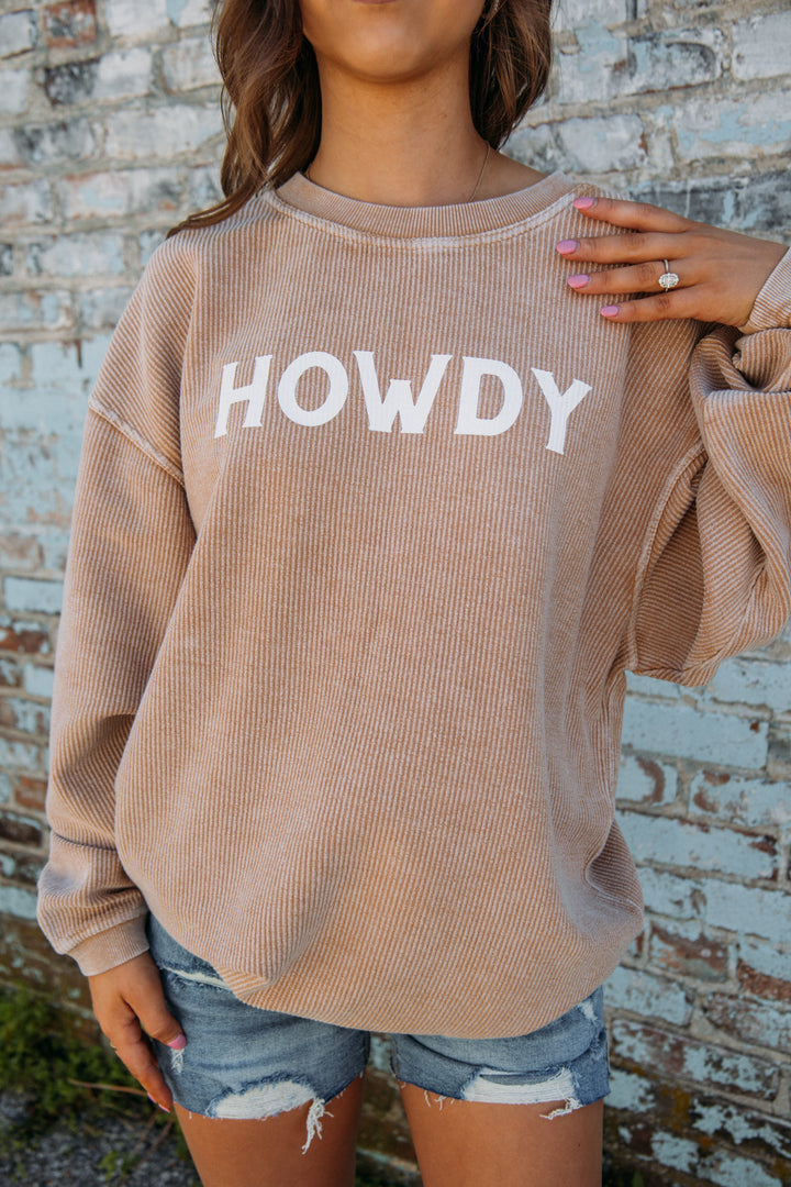 Howdy Corded Sweatshirt
