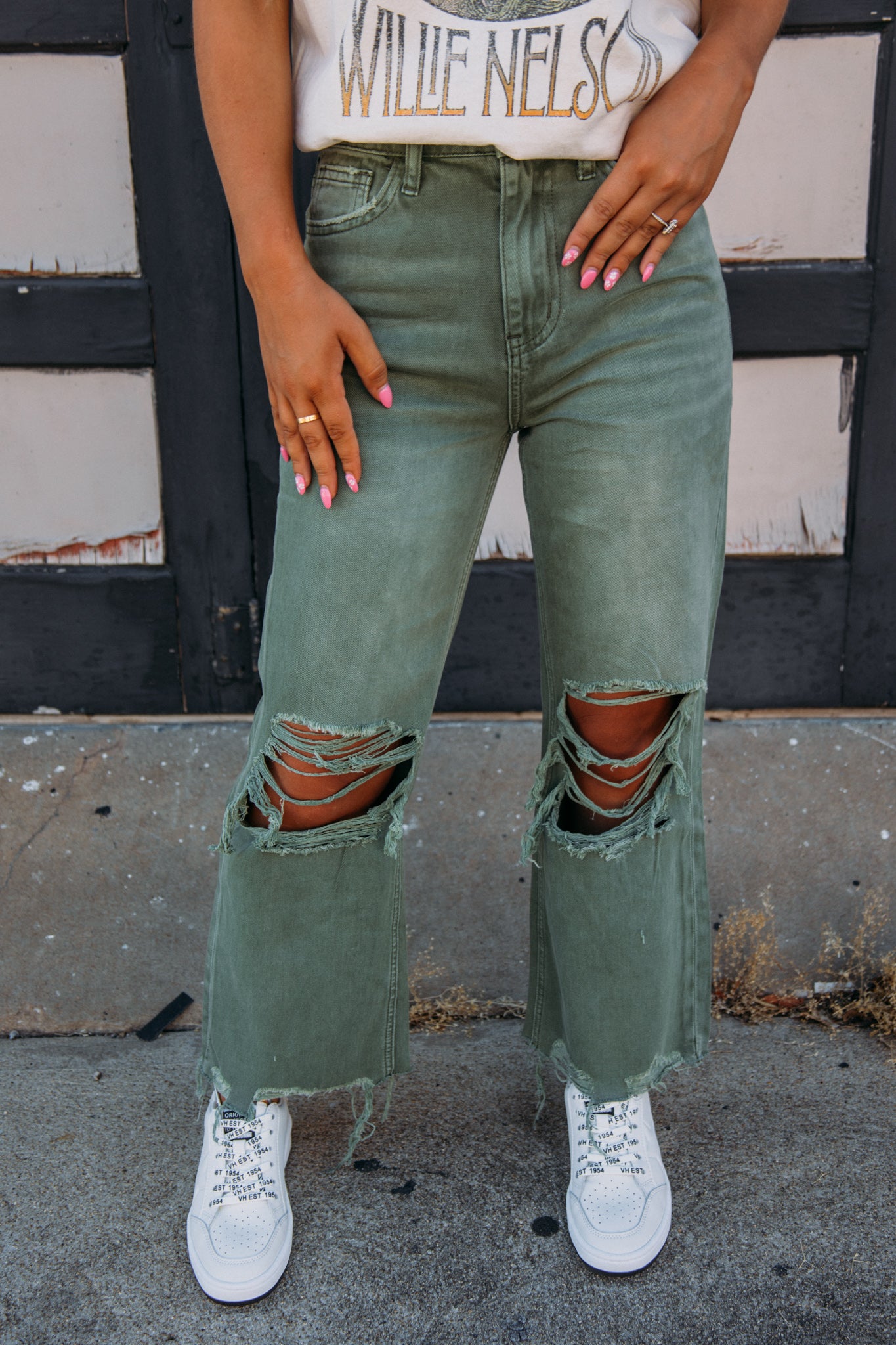 Only Hope Denim -Green