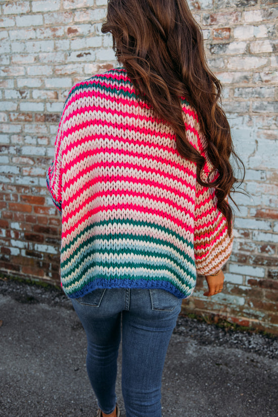 Candy Land Cardigan - Pink