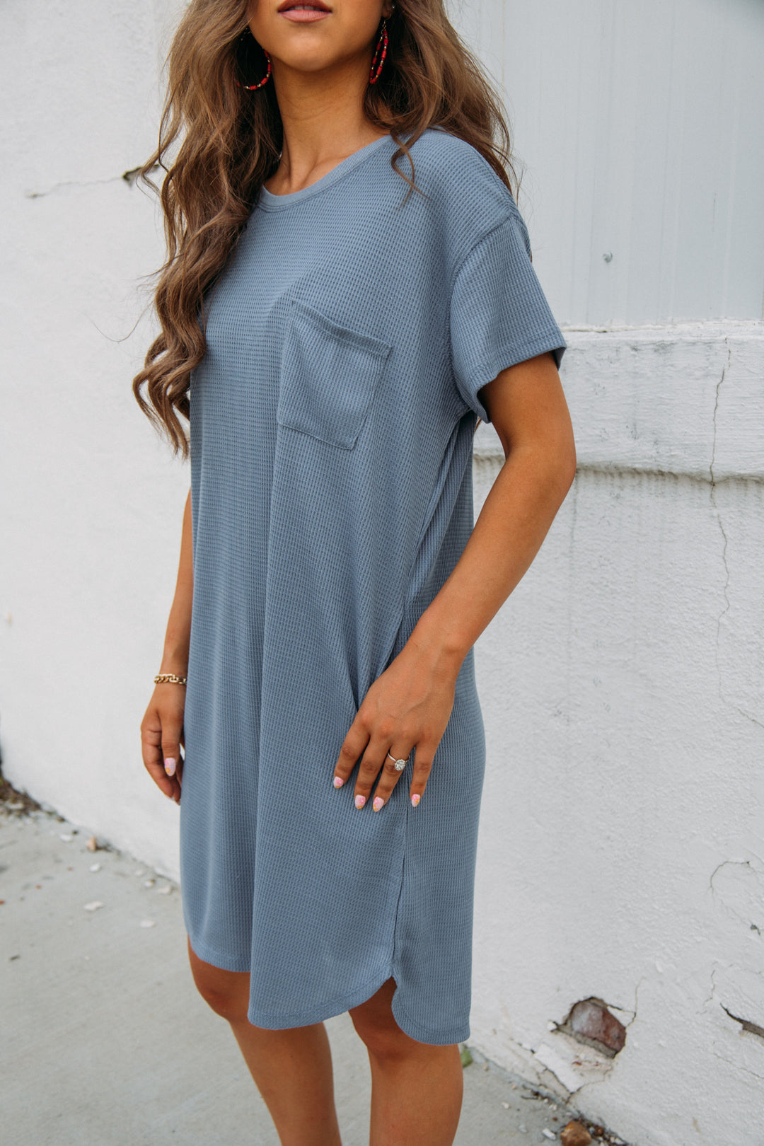 Capri Waters Dress -Slate Blue