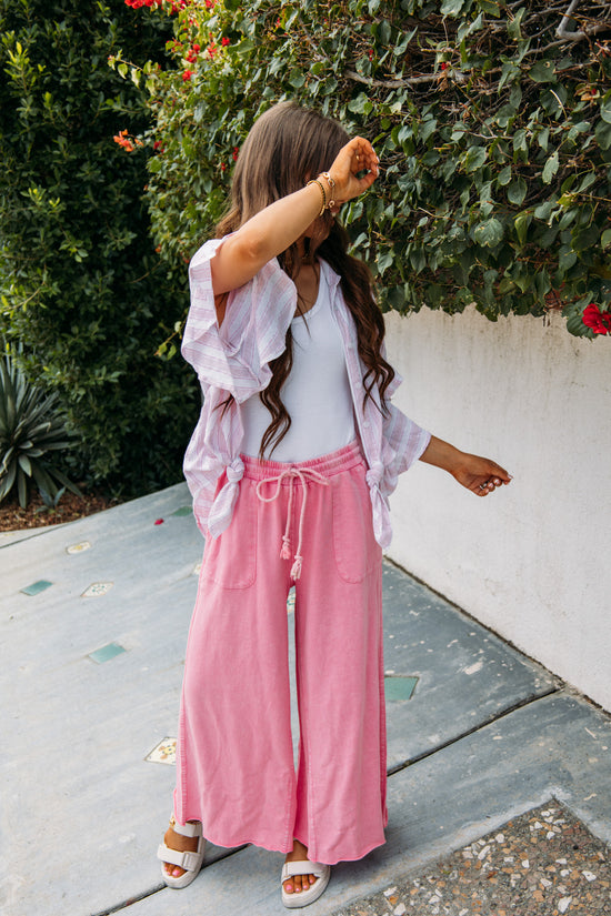 Sunshine On The Horizon Pants - Pink
