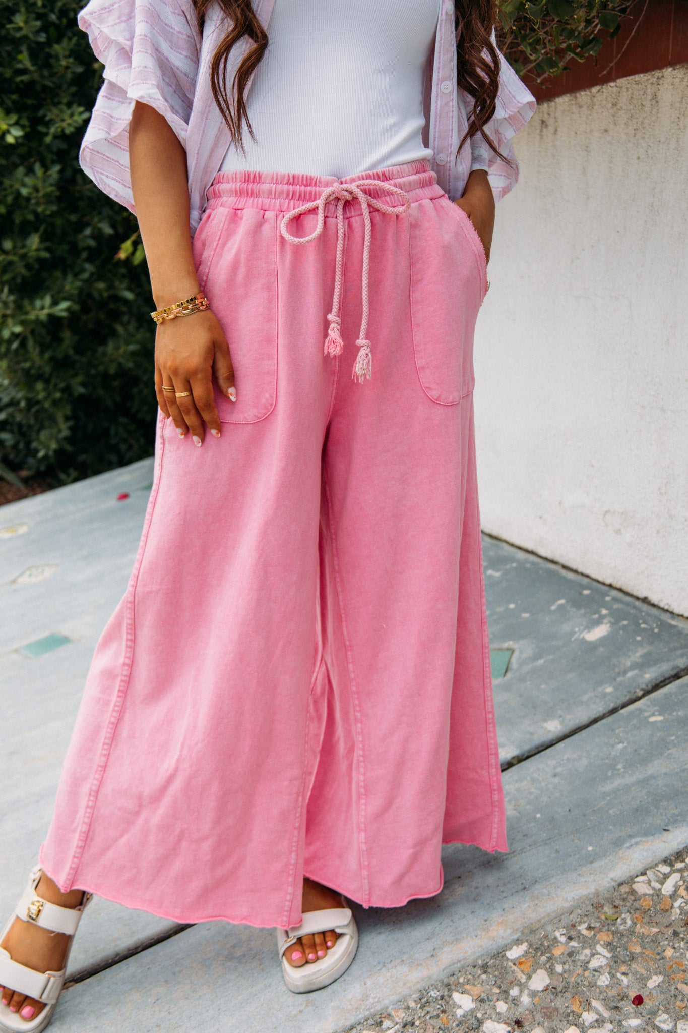 Load image into Gallery viewer, Sunshine On The Horizon Pants - Pink
