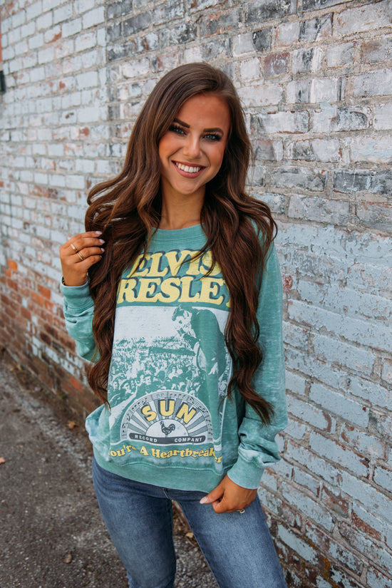Elvis Presley Crewneck - Dill
