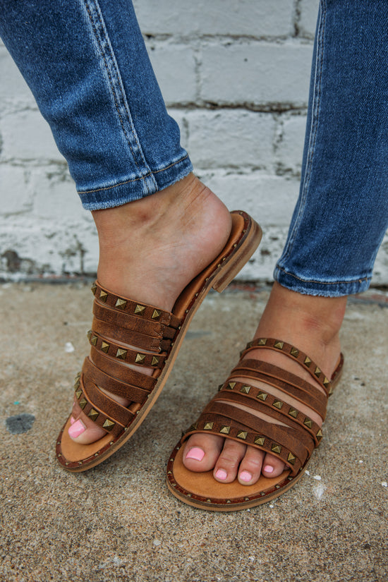 Let Go Sandal -Tan