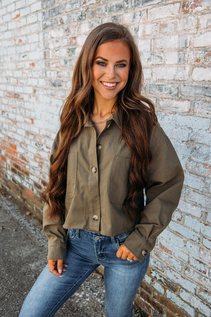 Making It Work Jacket - Olive