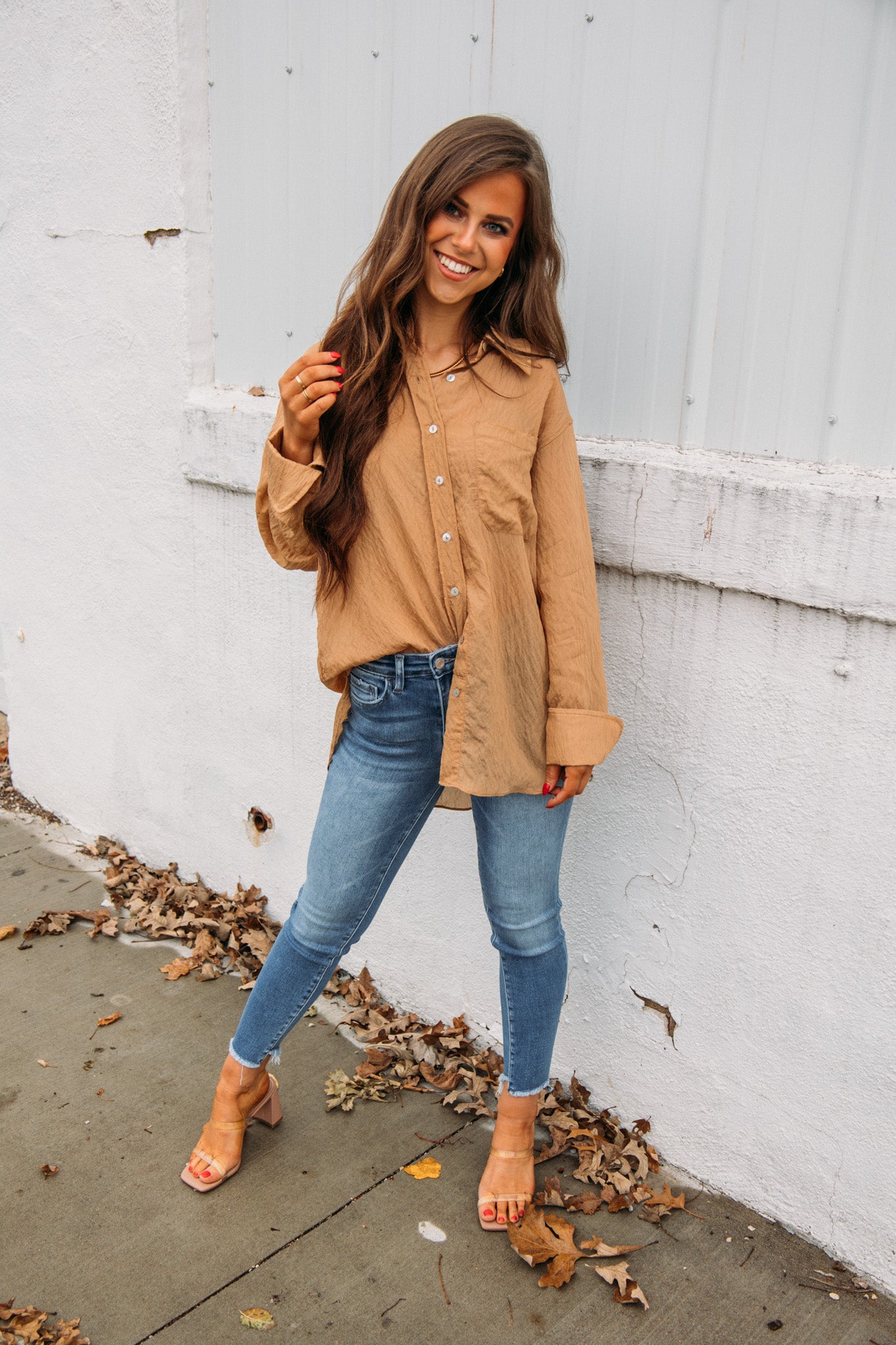 In the Wind Top - Mocha