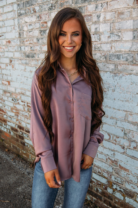 On Top Of The World Top - Dusty Rose