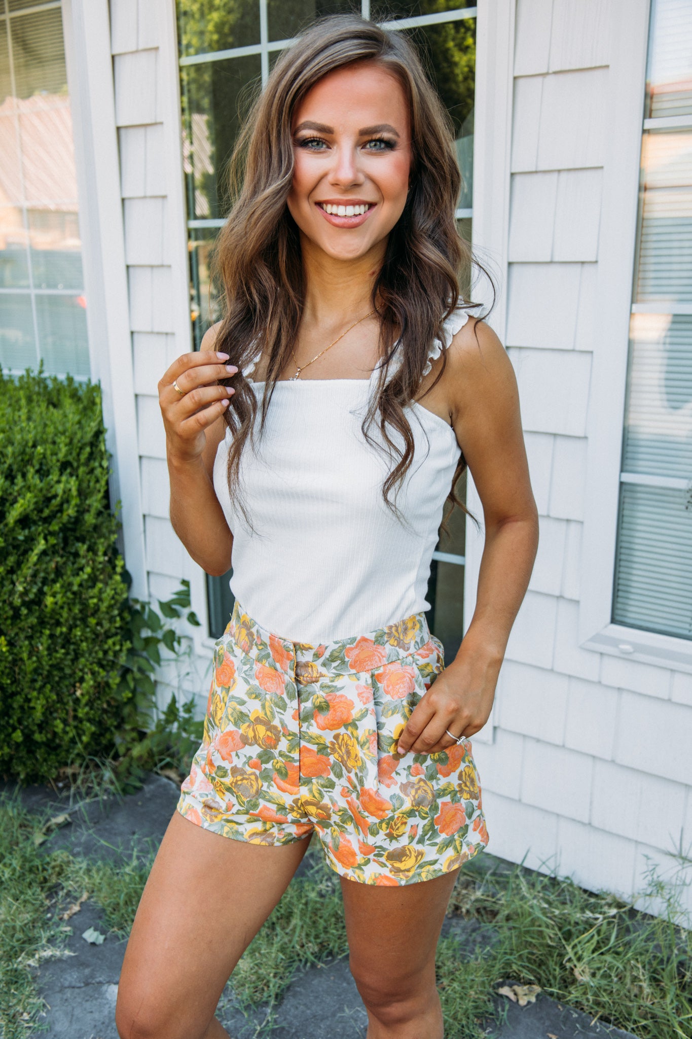 Remember Me Shorts - Tangerine