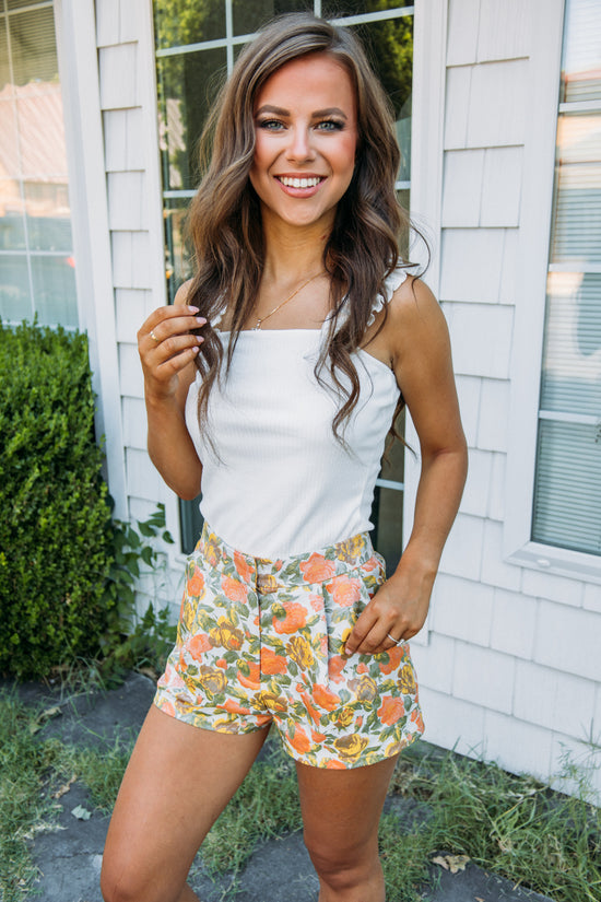 Remember Me Shorts - Tangerine