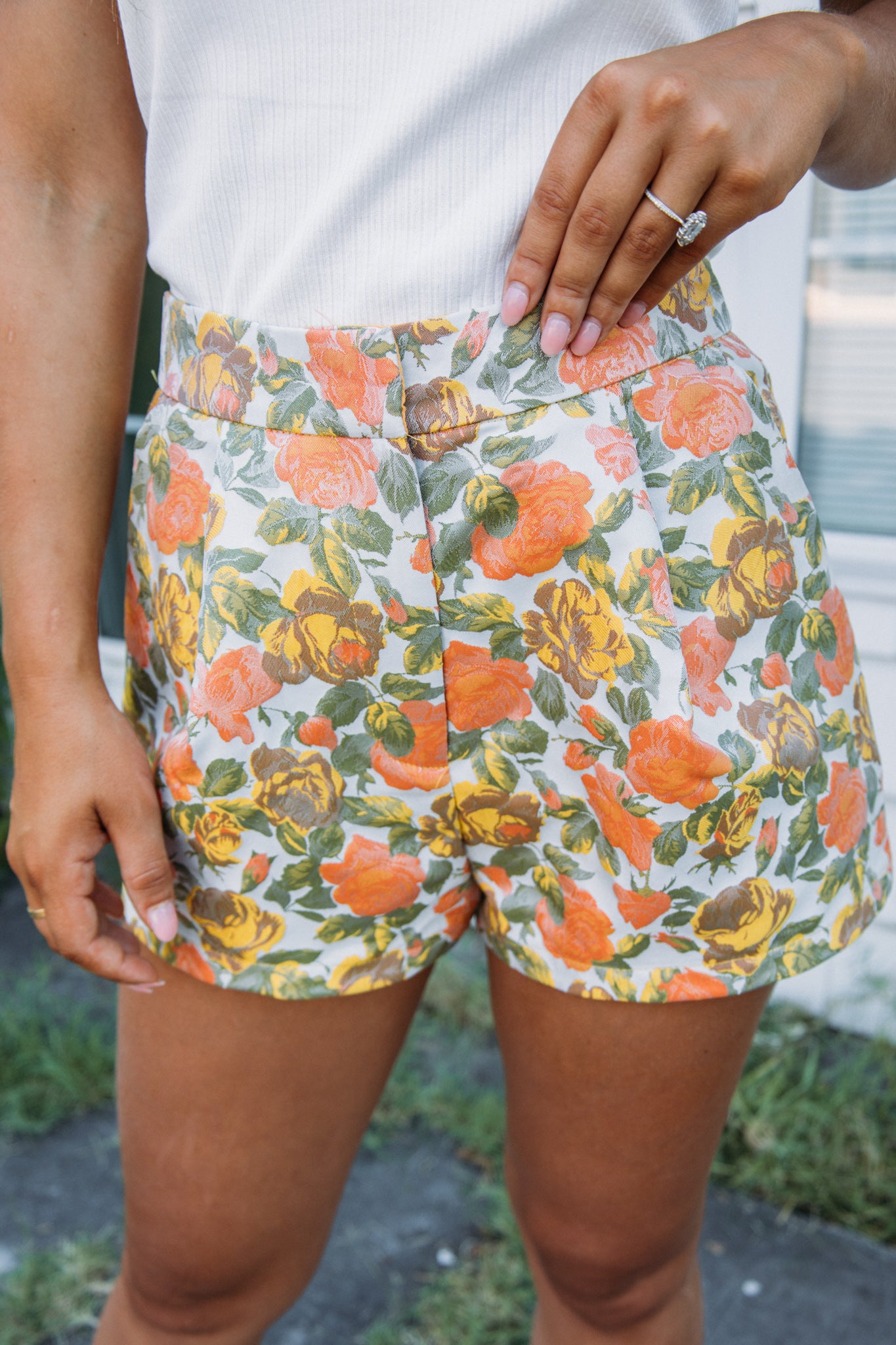 Remember Me Shorts - Tangerine