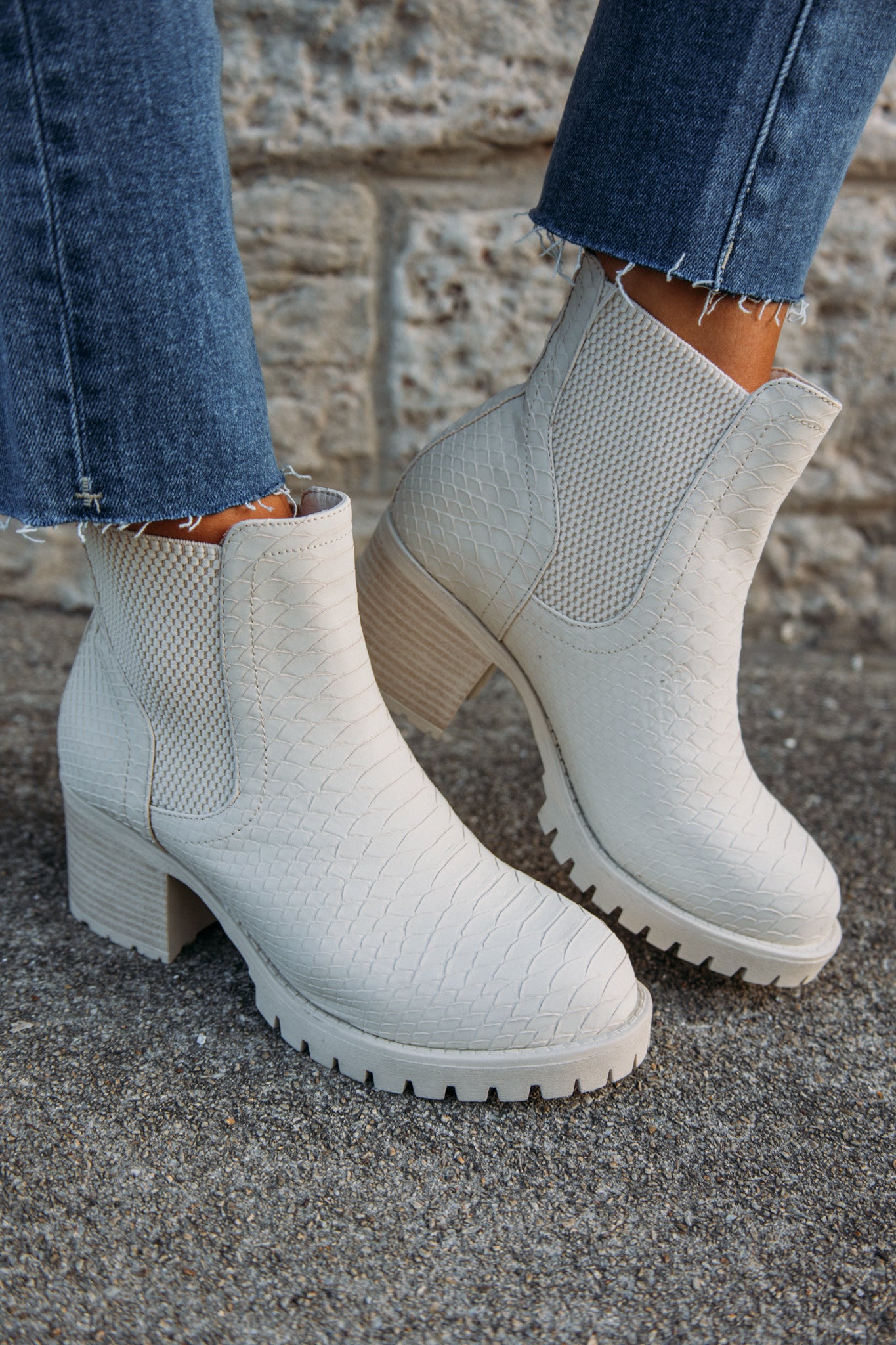 Here Me Speak Booties -Ivory