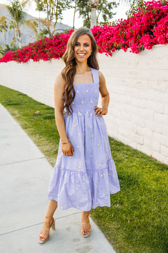 Field of Lilies Dress - Lavender