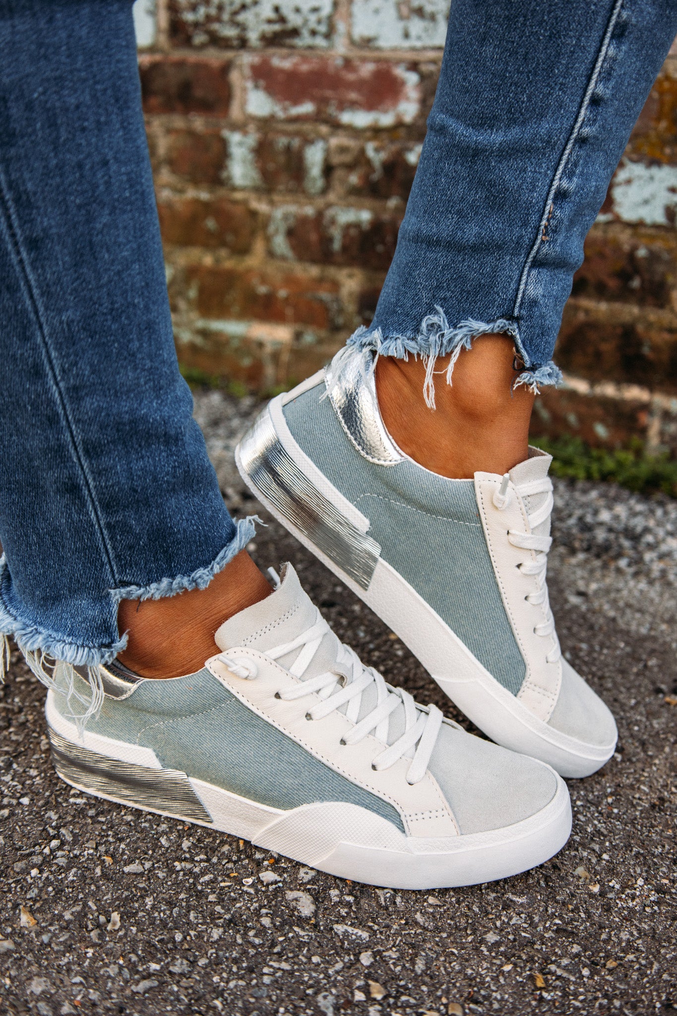 Dolce Vita: Zina Sneakers - Light Blue Denim – Sincerely Yours