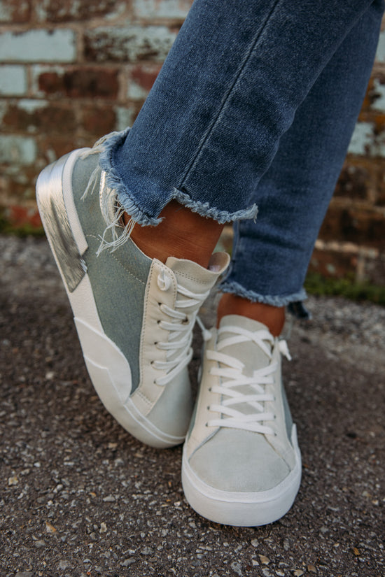 Dolce Vita: Zina Sneakers - Light Blue Denim – Sincerely Yours