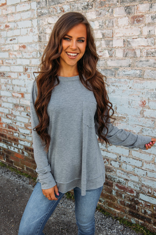 Cold Brew Top - Heather Charcoal