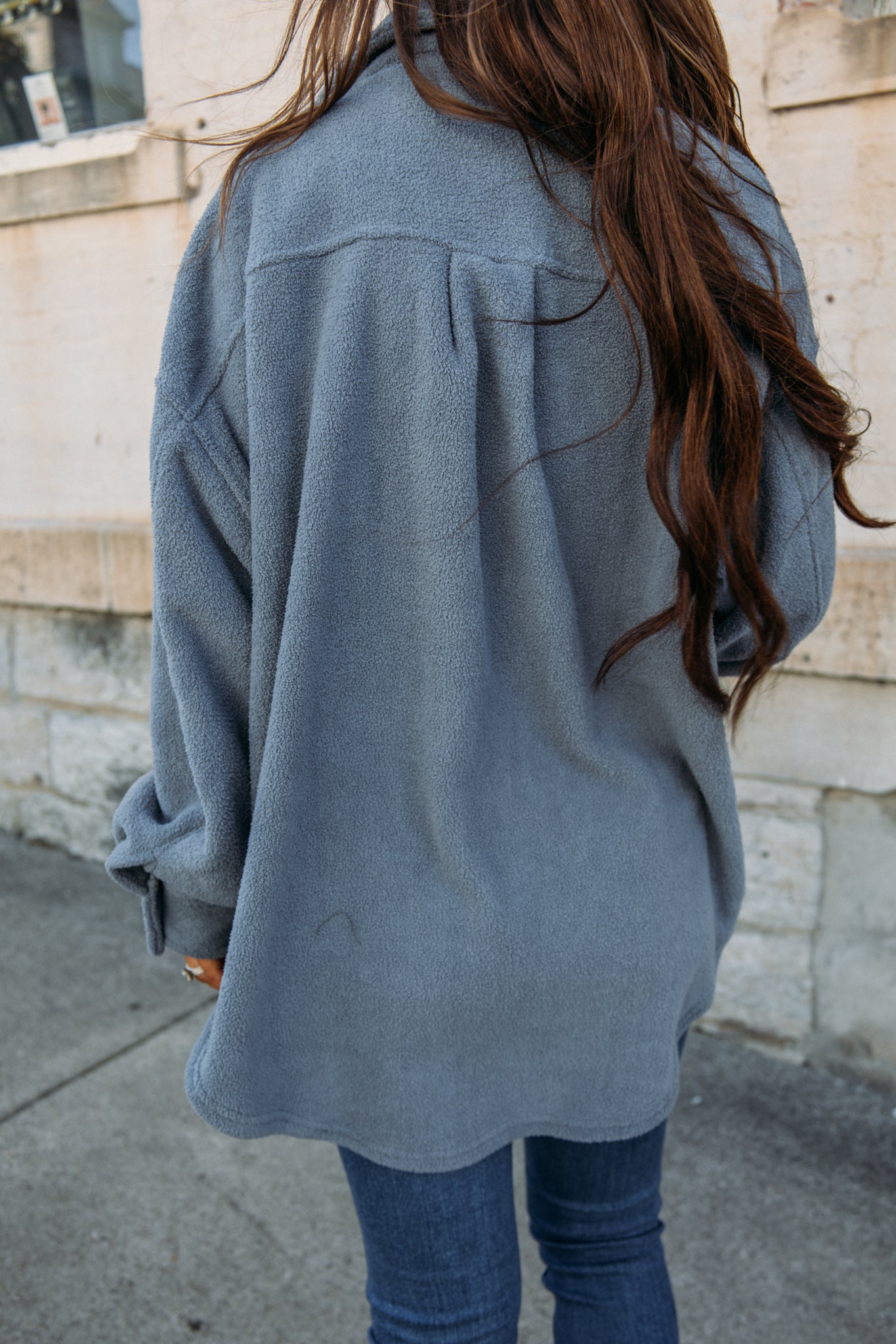 Shift Focus Shacket - Blue
