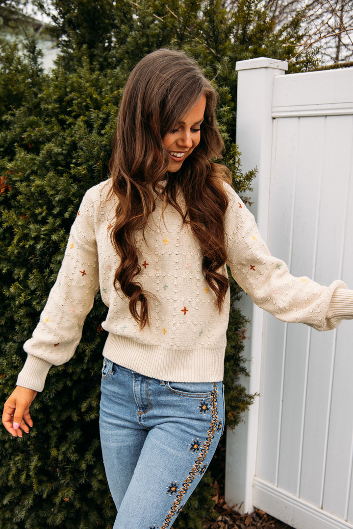 In the Clouds Sweater - Cream