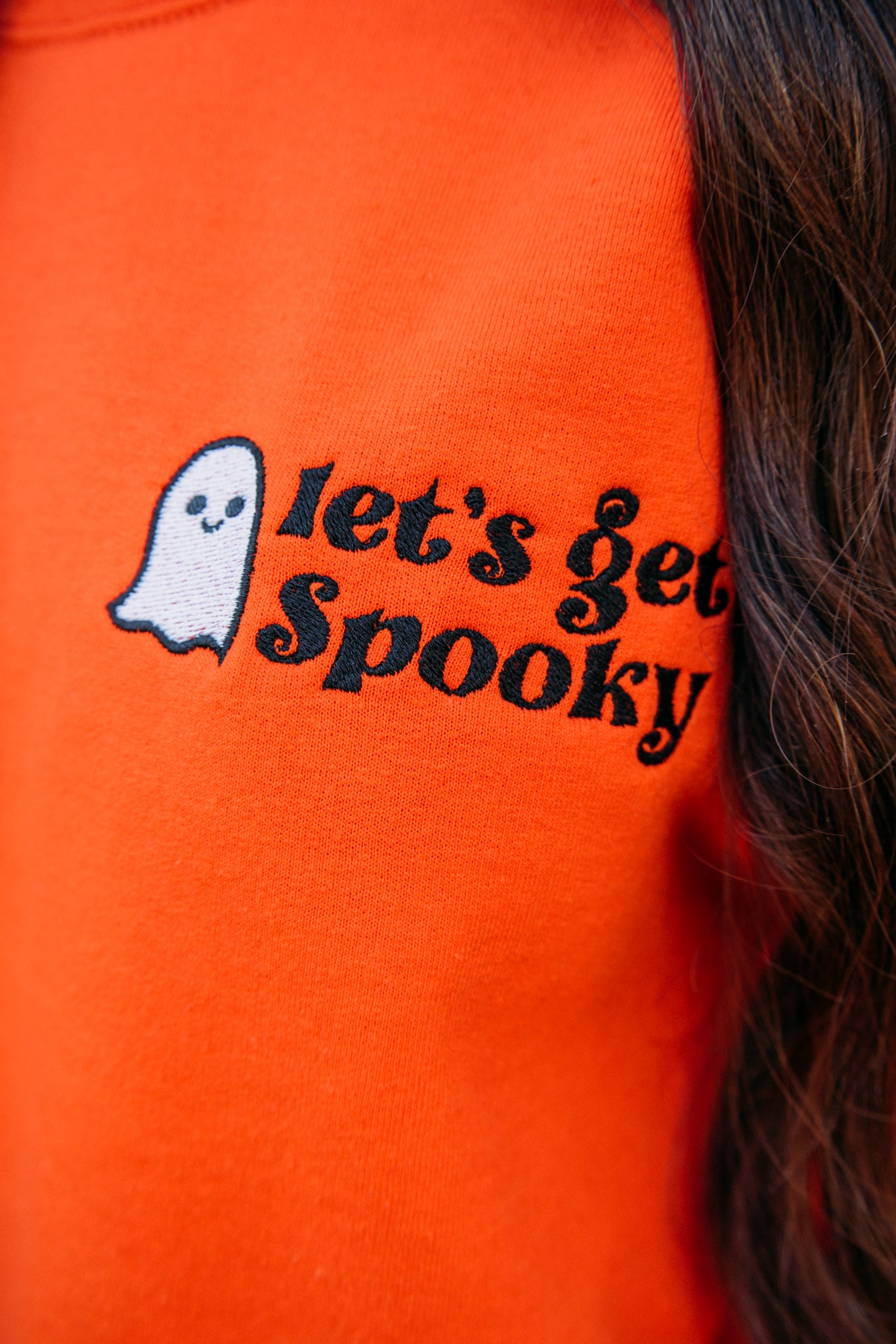 Let's Get Spooky Embroidered Crewneck