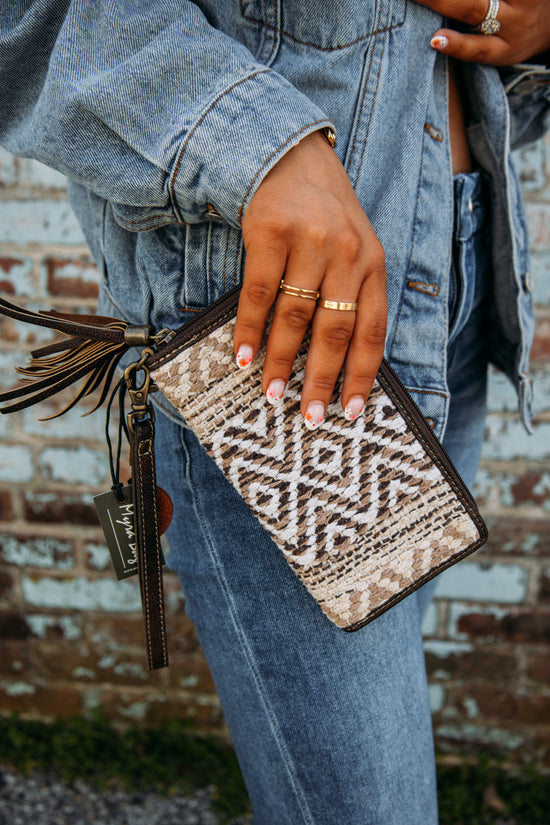 Myra: Era Woven Fabric Wallet