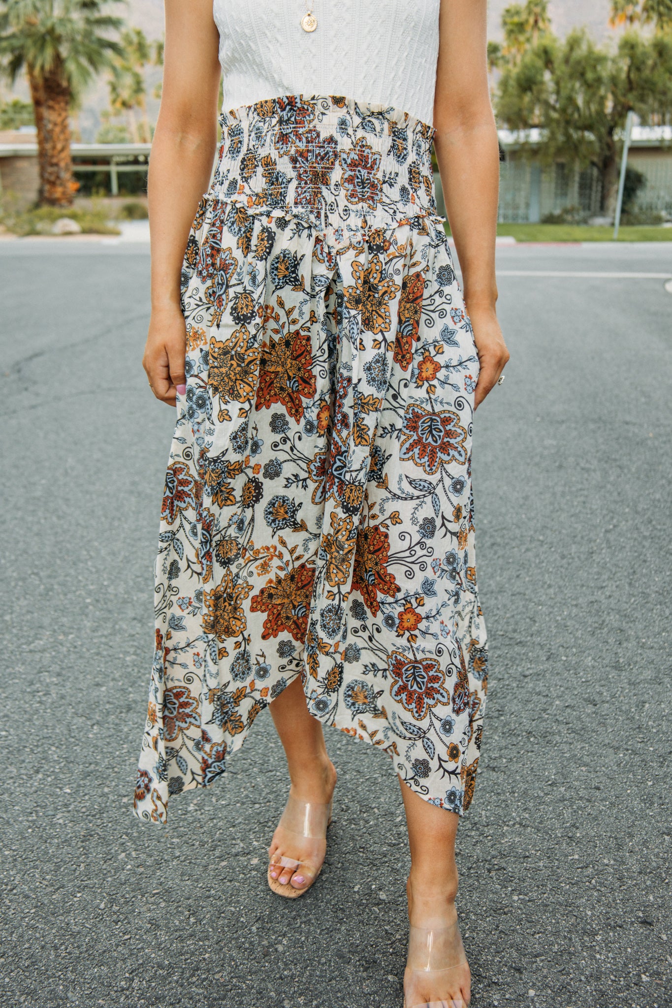 Load image into Gallery viewer, Botanical Skirt -Natural
