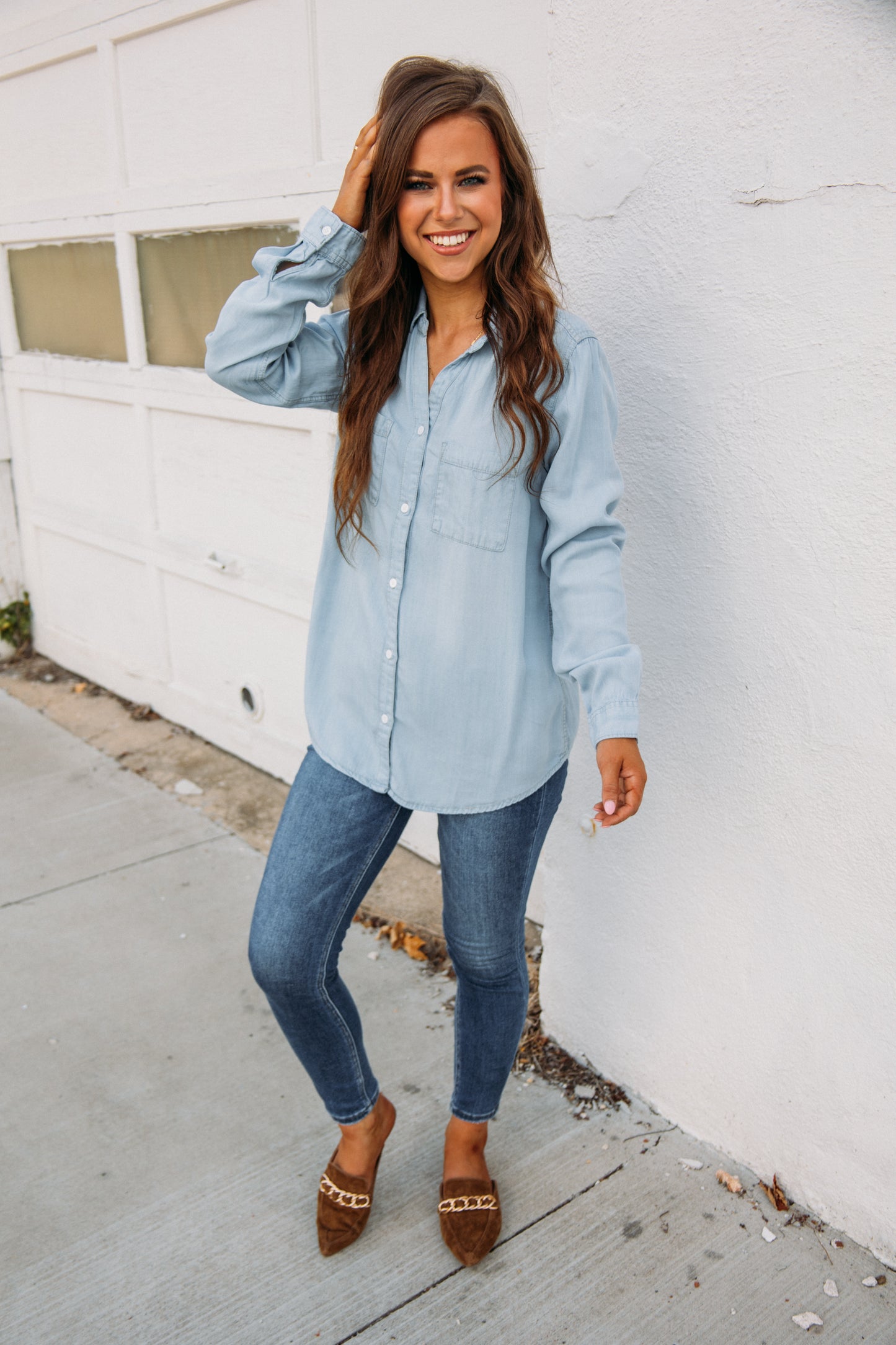 Blue Horizon Top - Jolie Wash