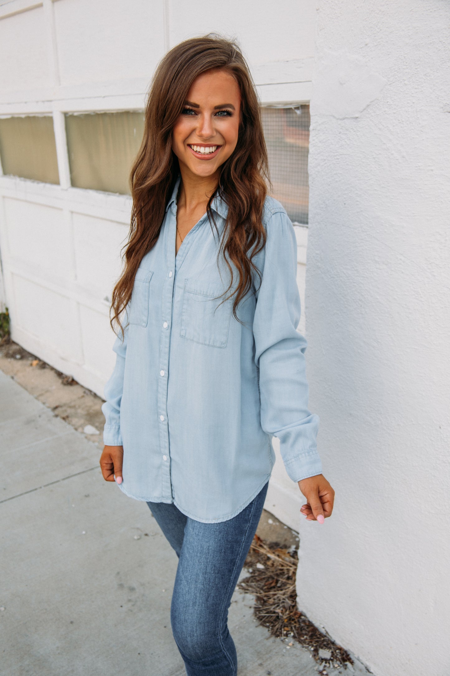 Blue Horizon Top - Jolie Wash