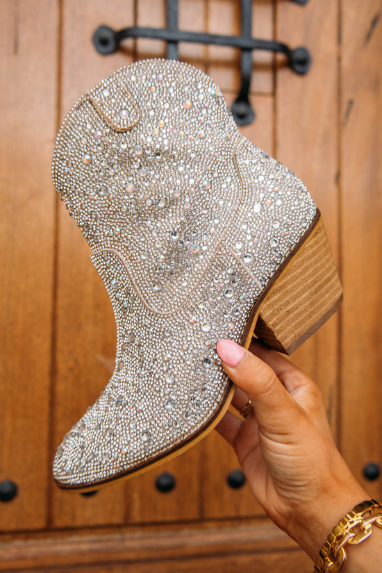 Shine Bright Rhinestone Booties