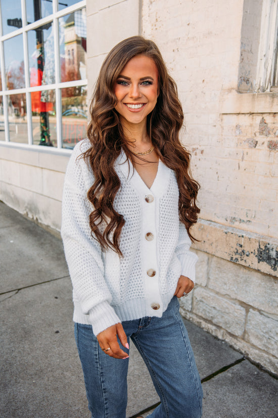 Bring The Warmth Cardigan - Off White
