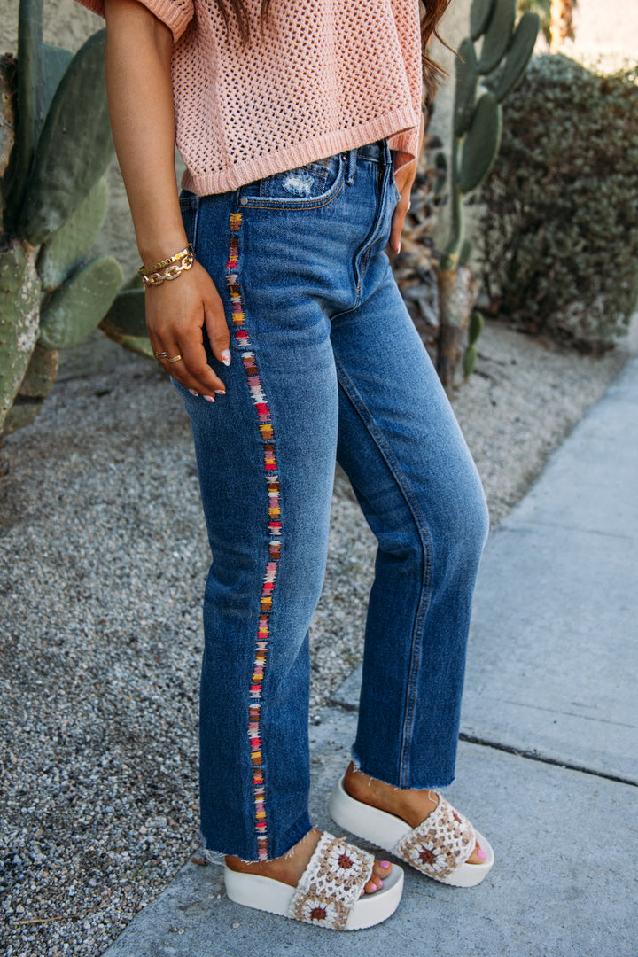 Driftwood: Jackie High Rise Denim -X V