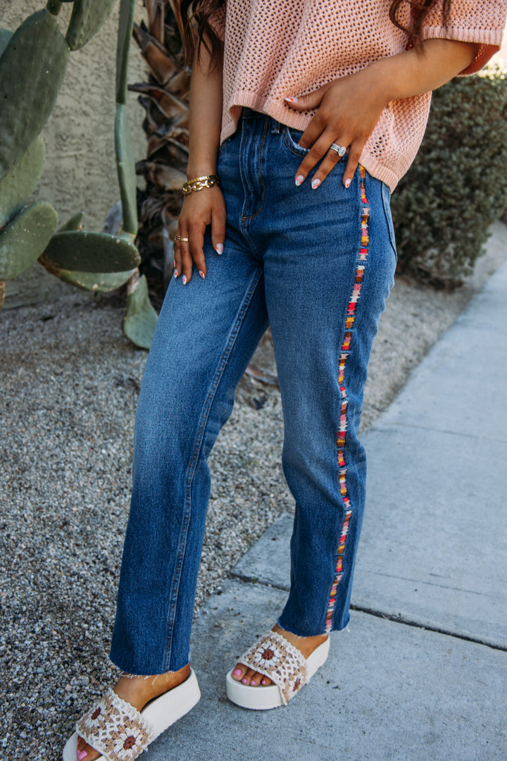 Driftwood: Jackie High Rise Denim -X V