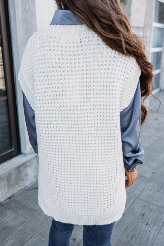 Dear John:  Briana Sweater - Milk Froth
