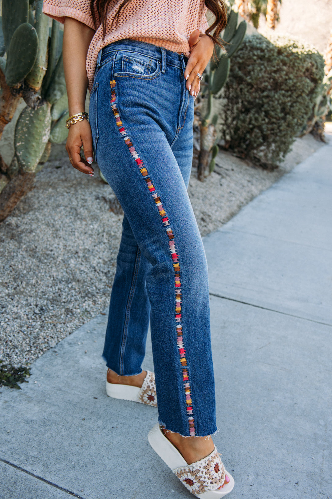 Driftwood: Jackie High Rise Denim -X V