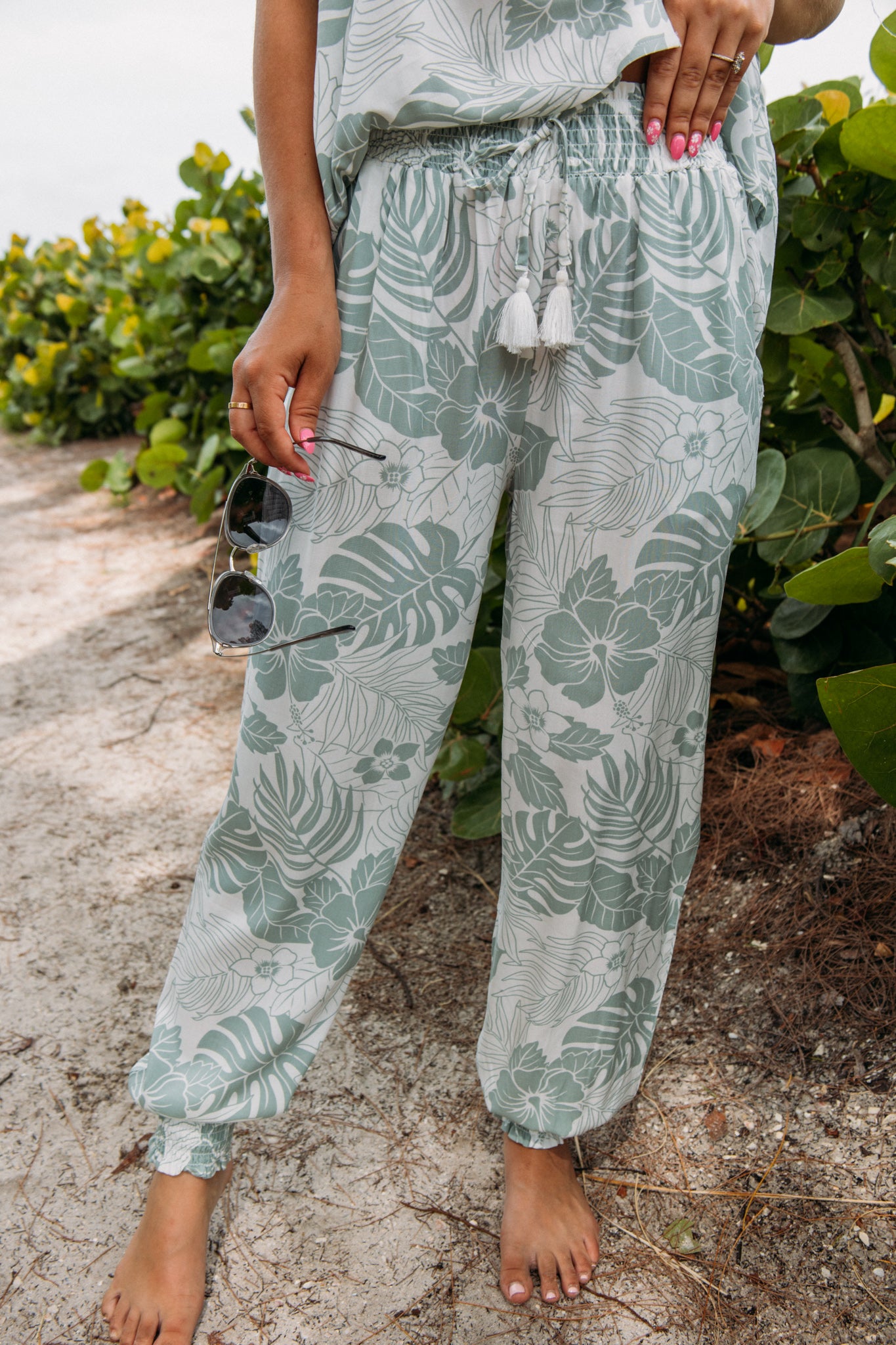High Tides Joggers - Sage