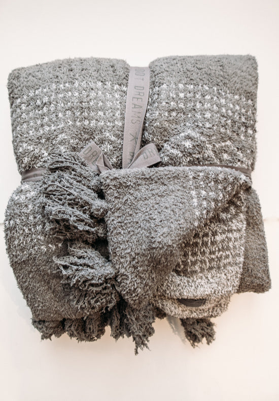 Barefoot Dreams: CozyChic Luxe™ Casa Throw -Charcoal