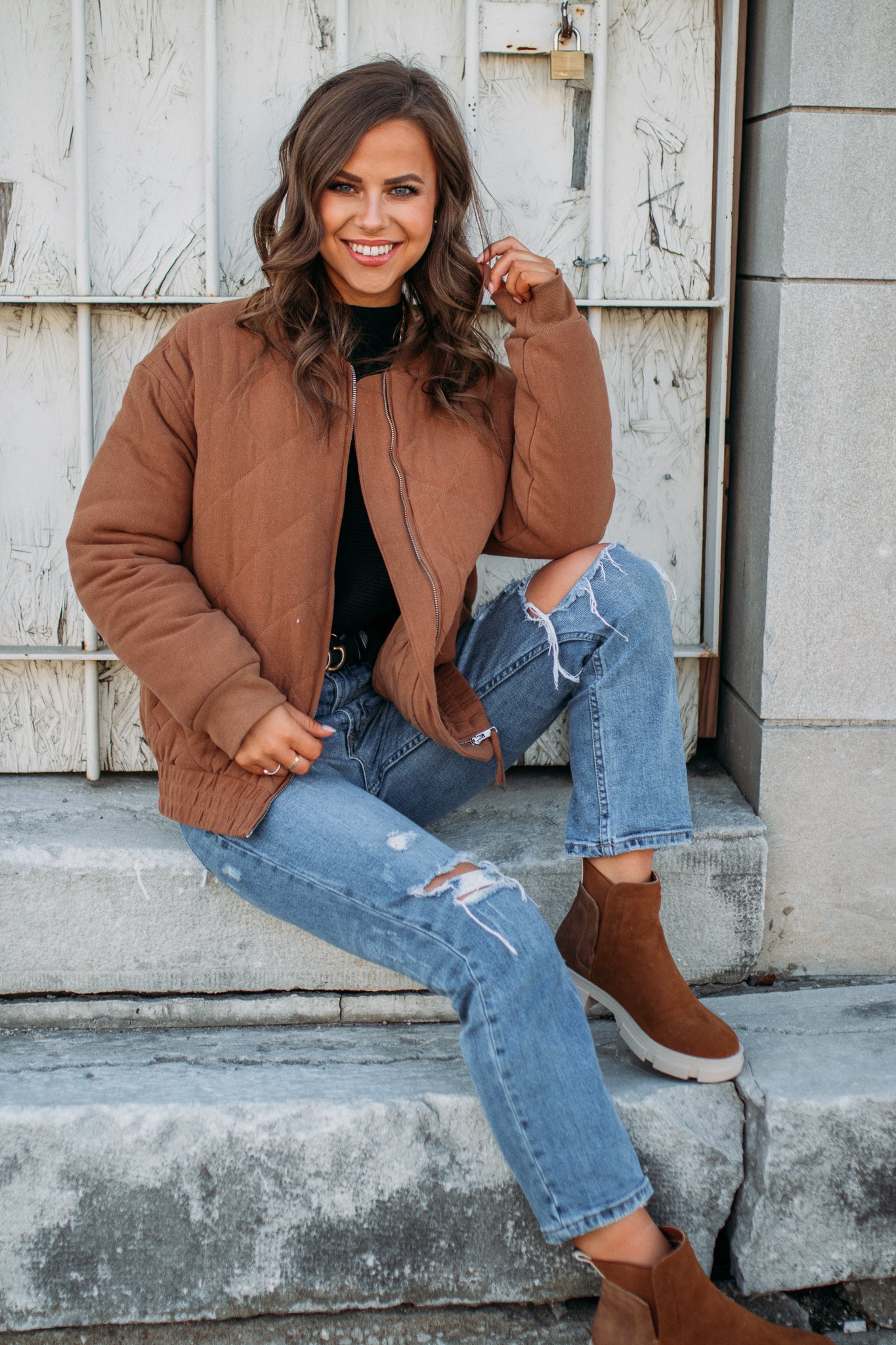 Everything Counts Jacket -Mocha