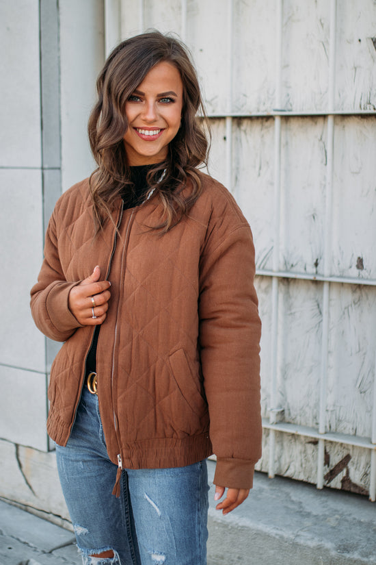 Everything Counts Jacket -Mocha