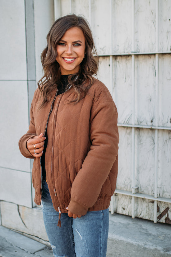 Everything Counts Jacket -Mocha