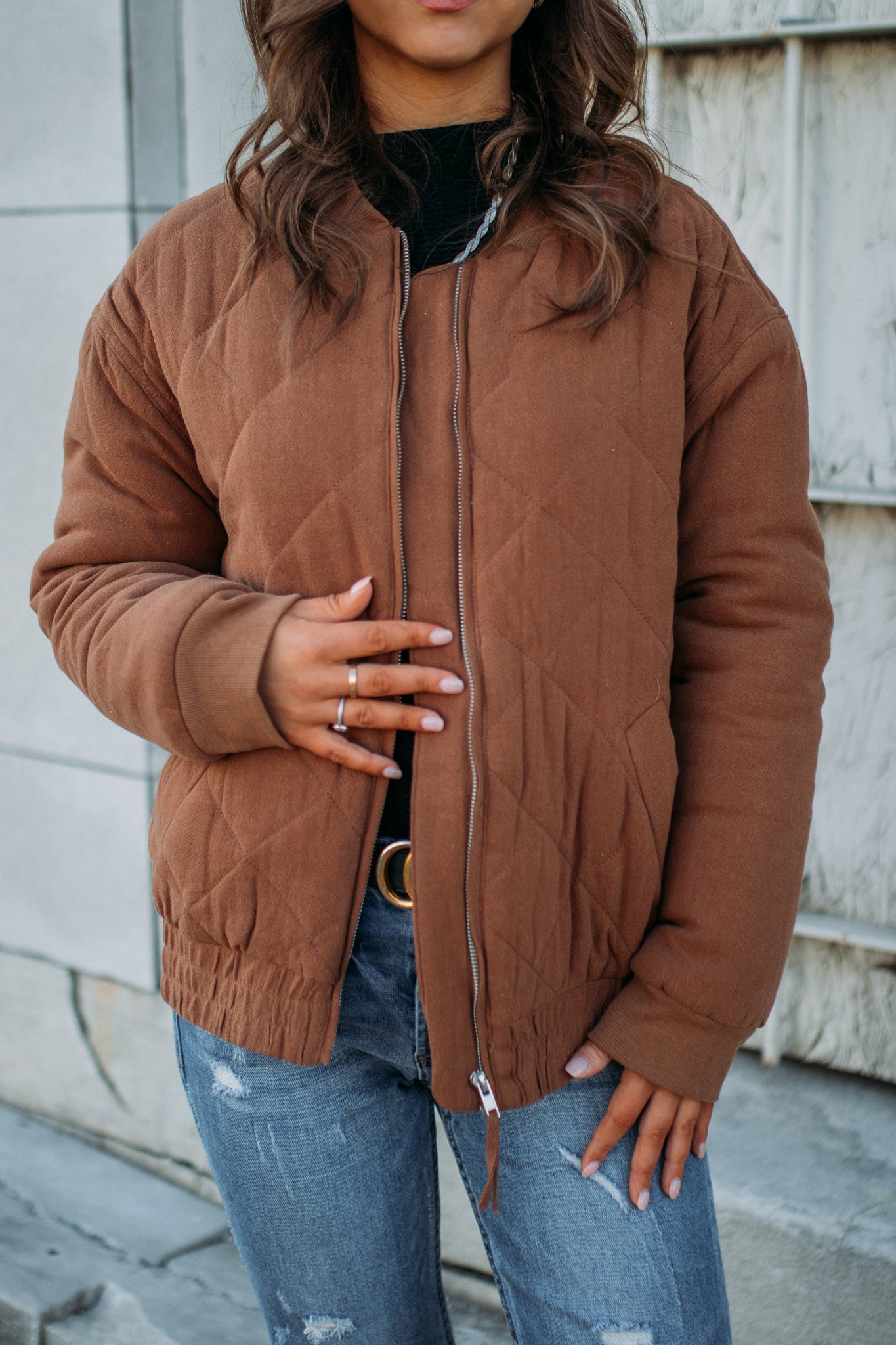 Everything Counts Jacket -Mocha