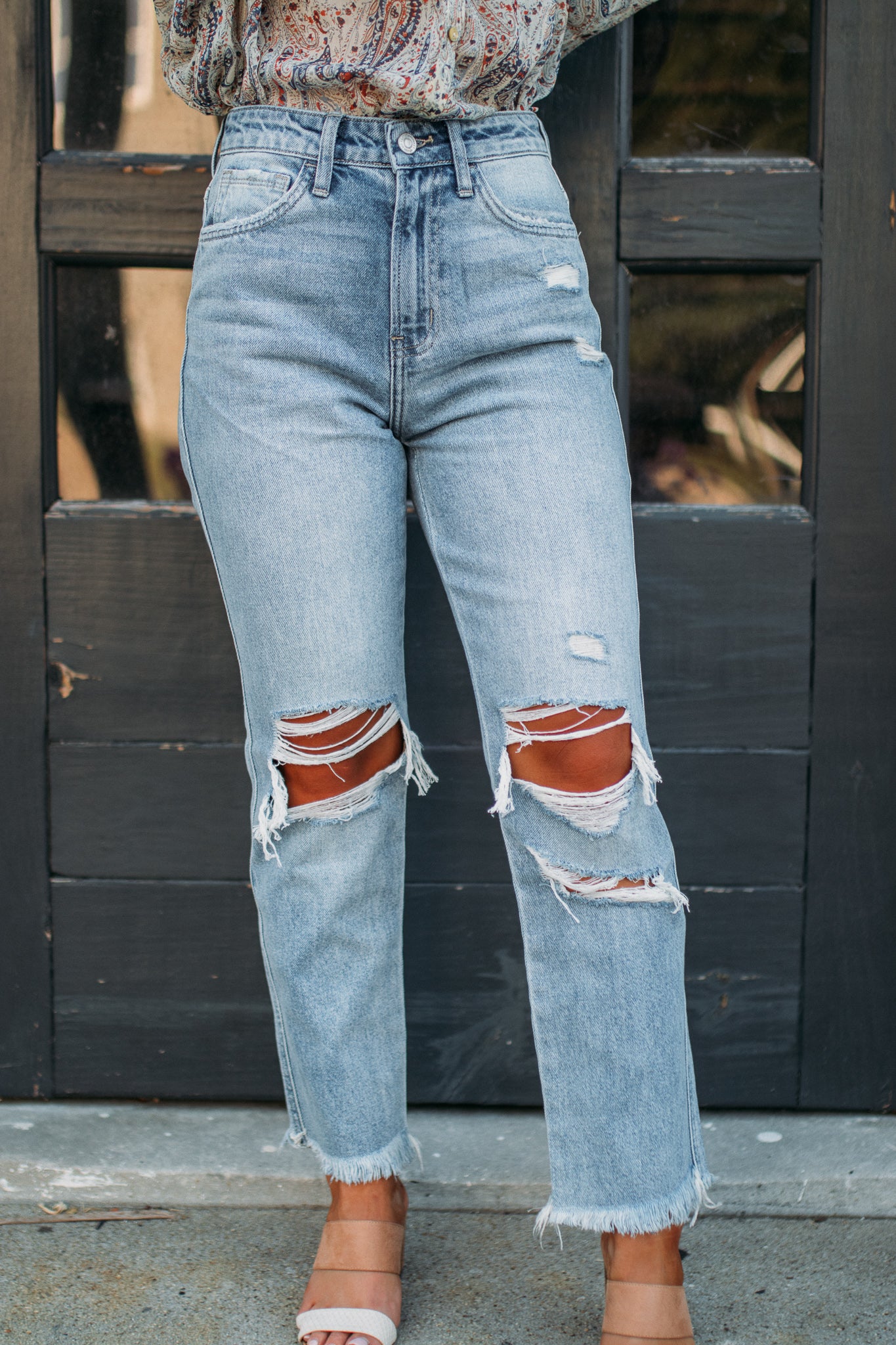 Apart Denim - Super High Rise Straight Leg