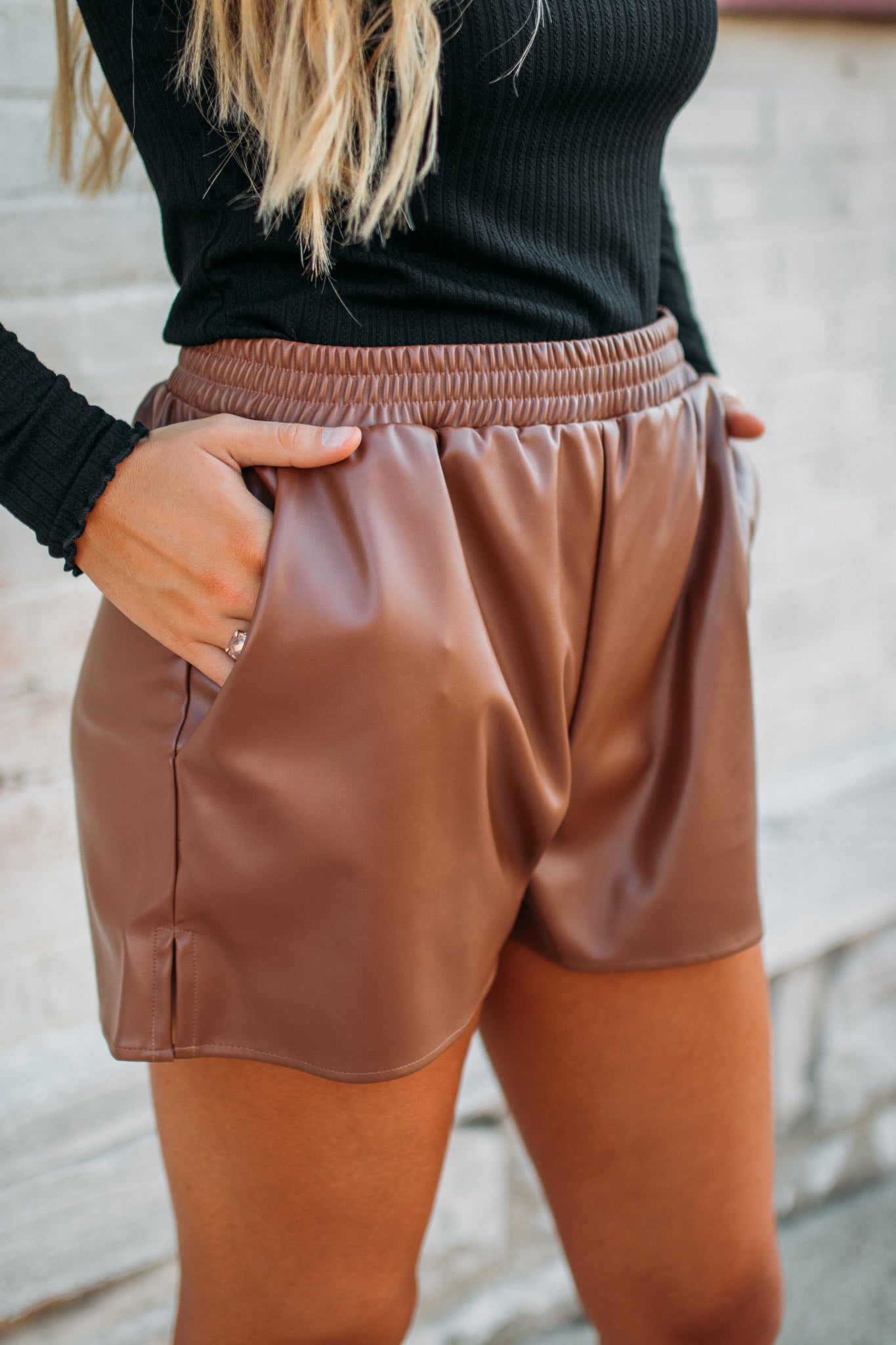 You Belong With Me Shorts -Camel
