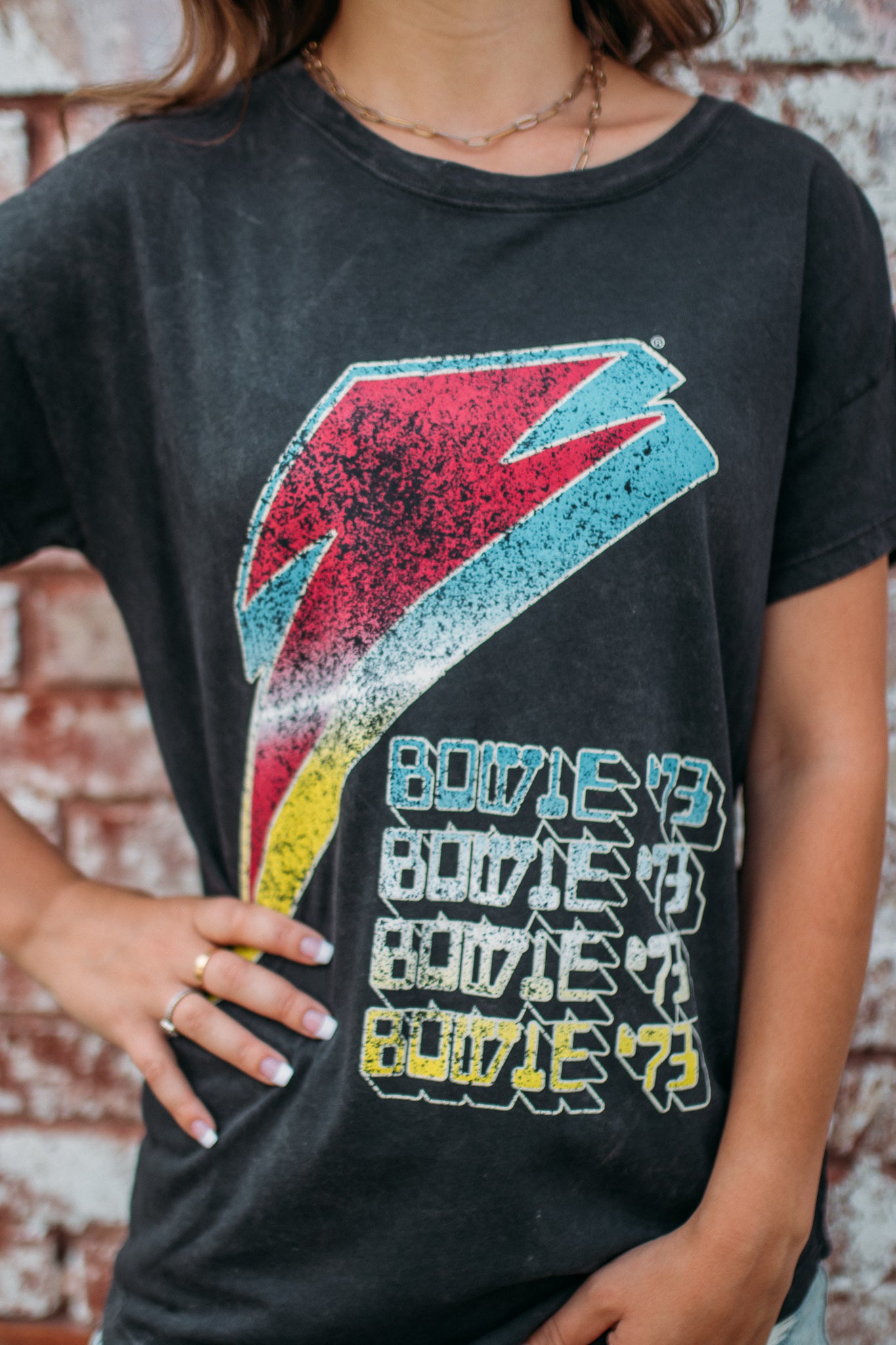 Load image into Gallery viewer, David Bowie 73 Band Tee
