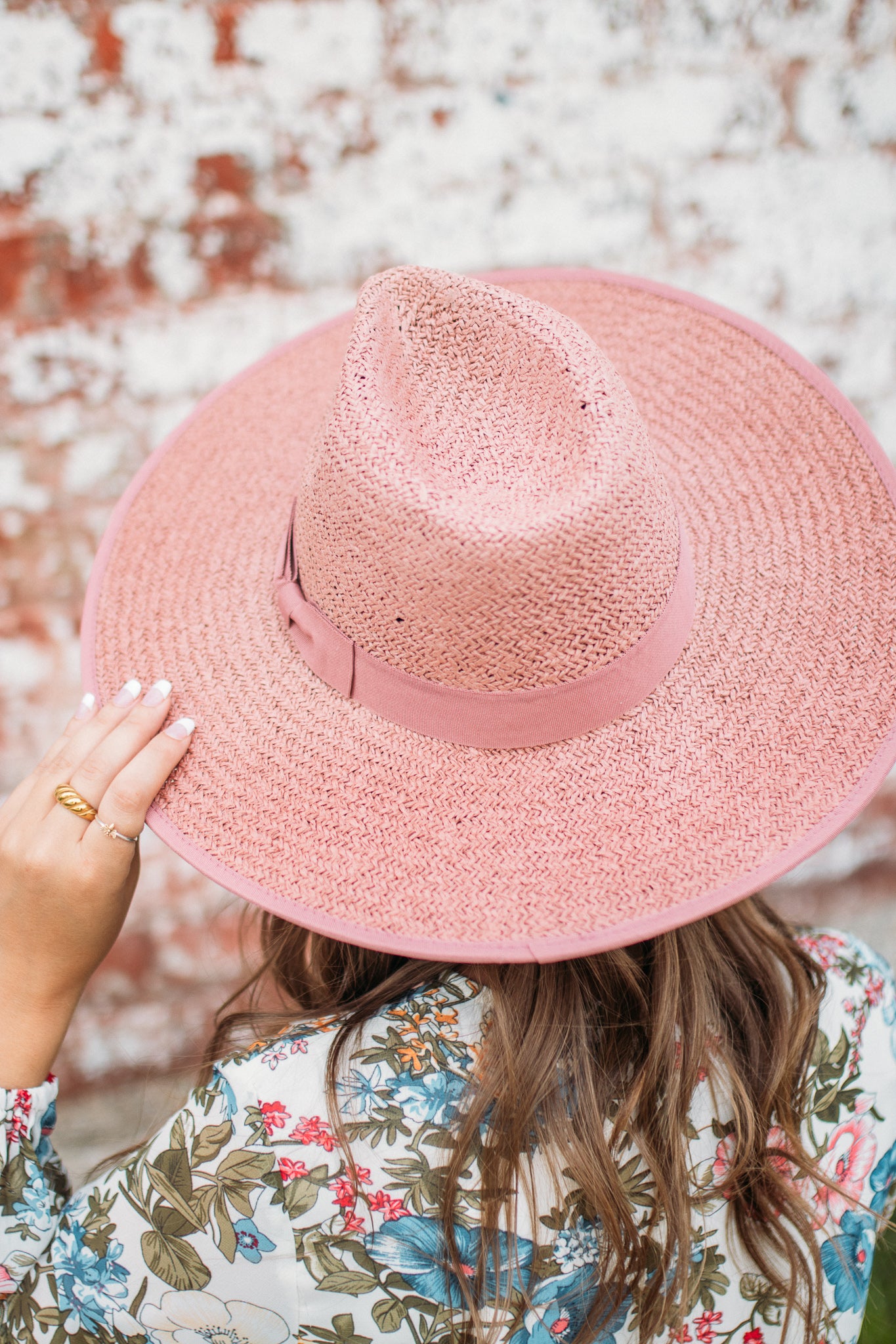 Load image into Gallery viewer, Emma Straw Hat - Rose
