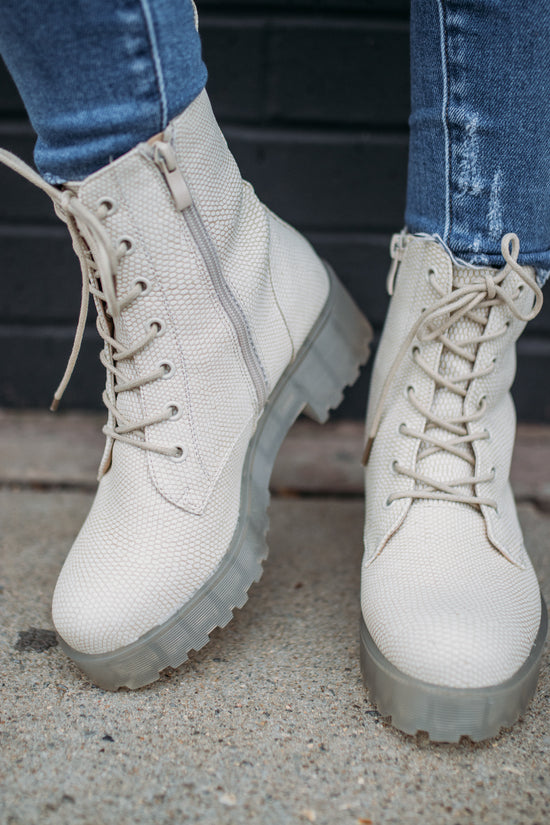 Mazzy Bootie - Natural