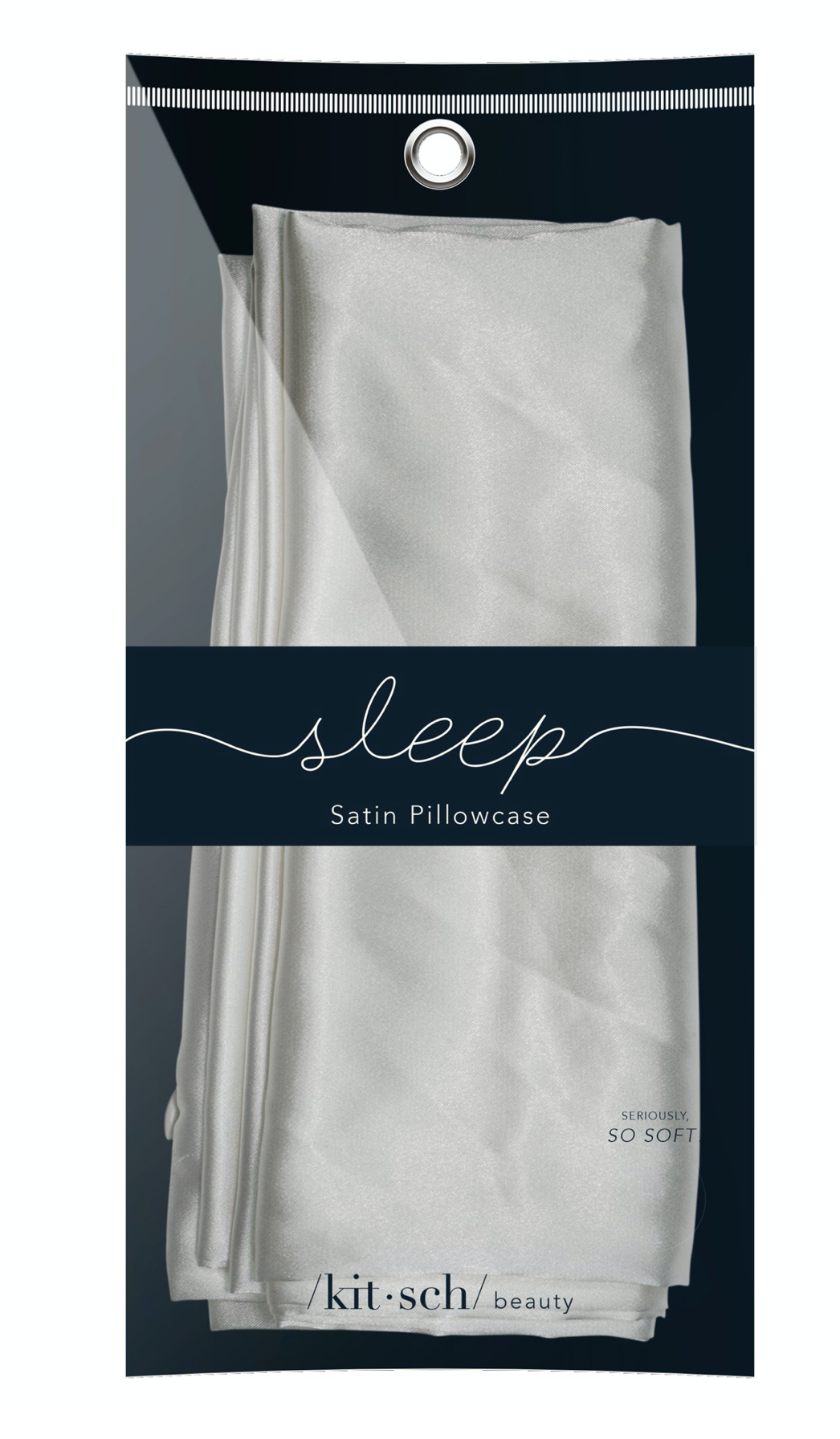 Kitsch Satin Pillowcase - Silver
